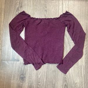 hollister off the shoulder top